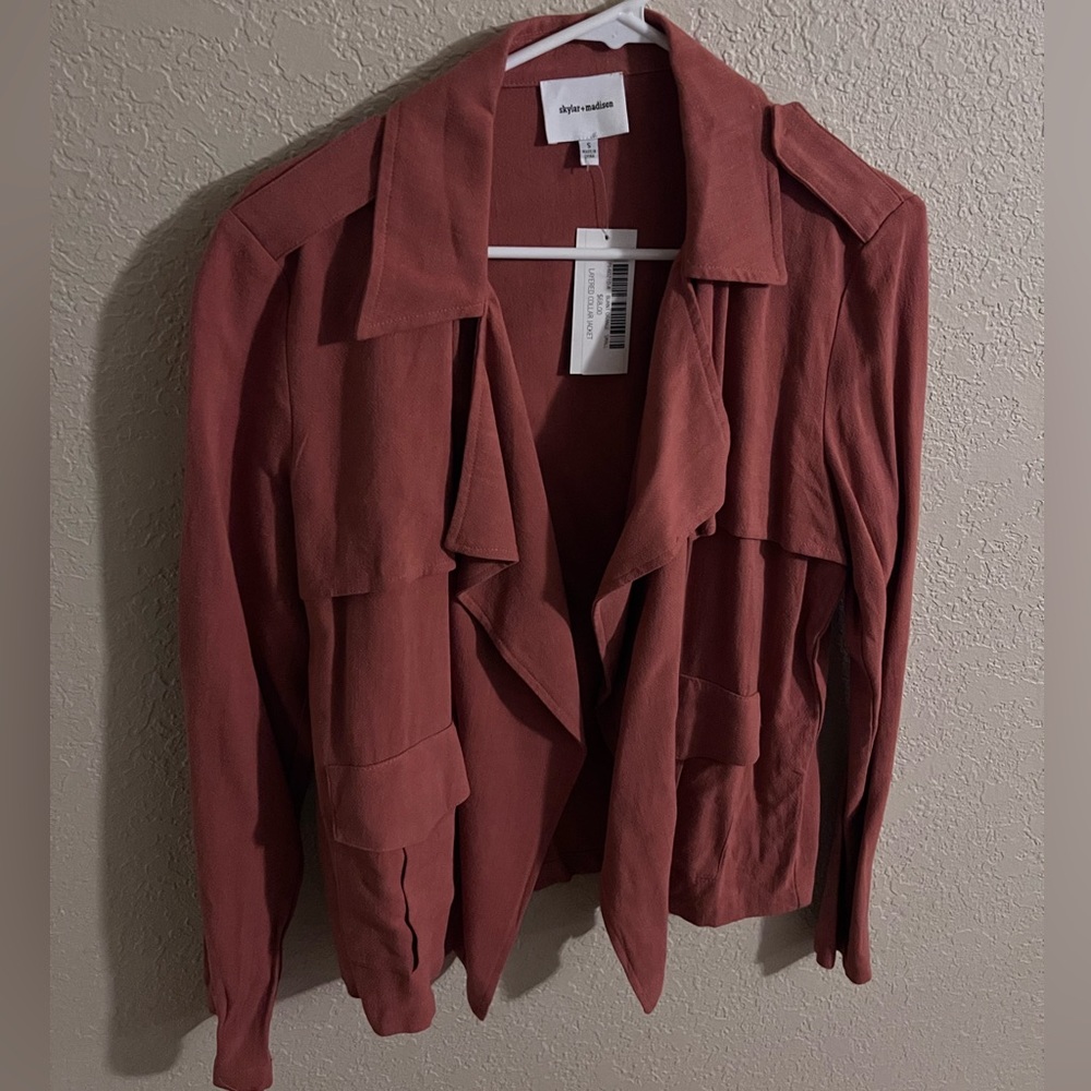 Burnt Orange layered jacket